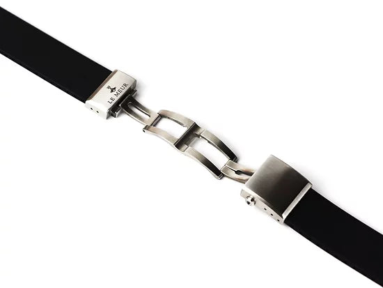 Montre Le Meur Bracelet Caoutchouc et Boucle D ployante